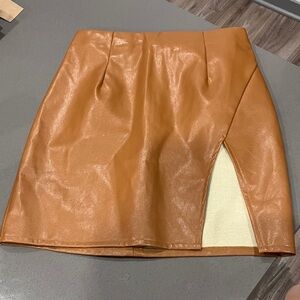 Lulu's Tan Skirt